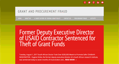 Desktop Screenshot of grantfraud.com